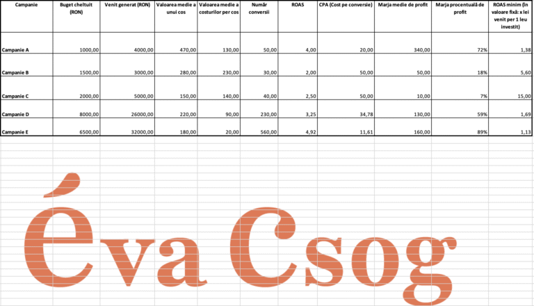 Cum calculezi pragul minim de rentabilitate în marketing?